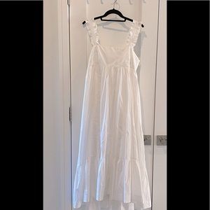 Free People white maxi dress